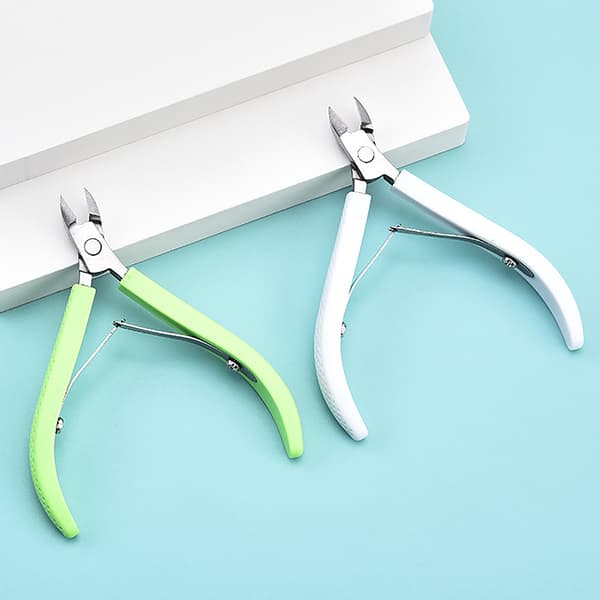Rostfri icle Nipper Nail Art ter Clipper Manikyr ter Pink