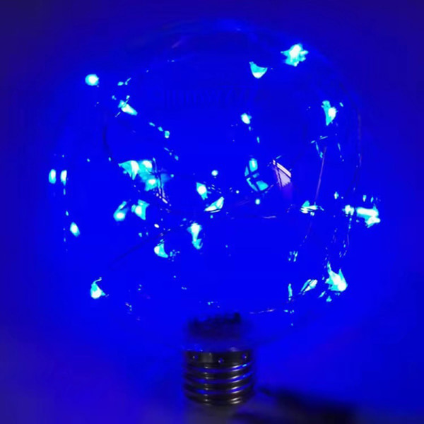 LED Edison String Light Bulb Färgglad RGB-belysning blue