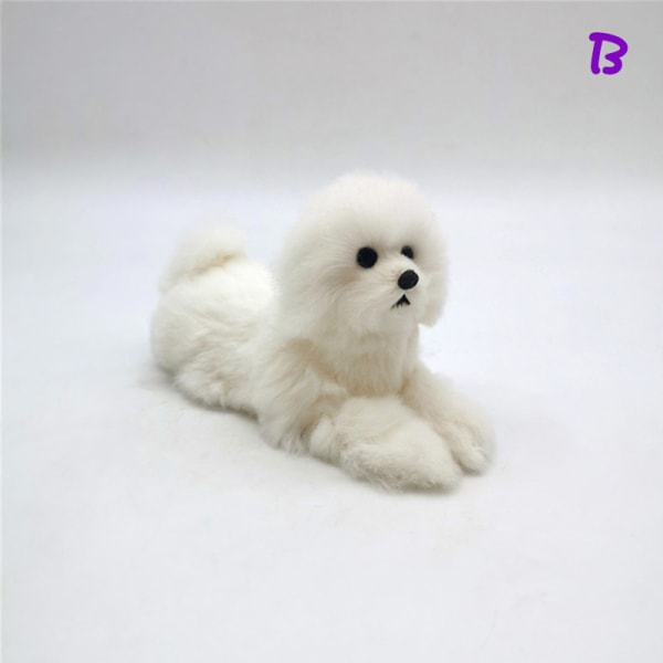 e Plysch Dog Doll Simulering Hund Gosedjur Leksaker A