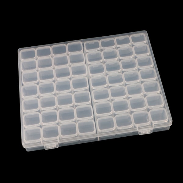 Multifunction Organizer 56 Grids förvaringsbox Transparent
