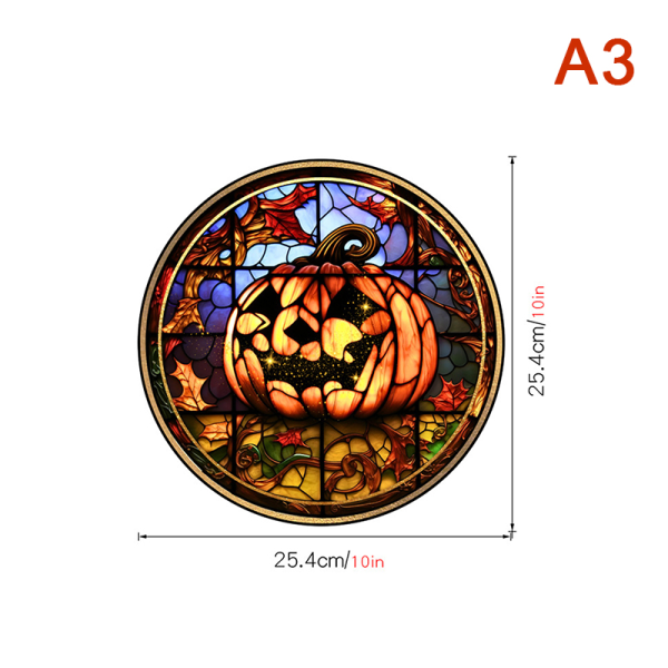 Halloween-dekorasjon Statiske klistremerker for Halloween-vinduer A3