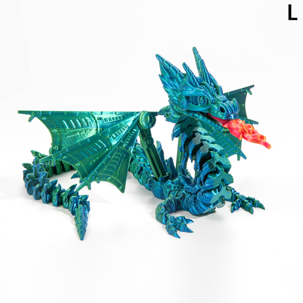 3D printed Dragon Mech Spitfire Dragon Flying Dragon -malli F-L