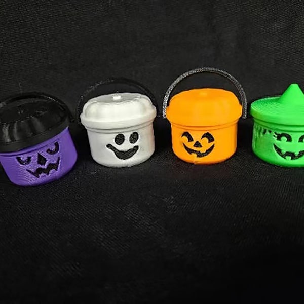 Halloween Nostalgi Hink Halloween Pumpa Mini Hink Dekor G