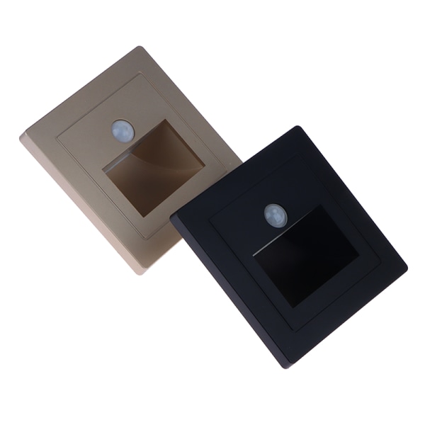 1Pc Night Light Smart Light PIR Bevægelsessensor LED Gold