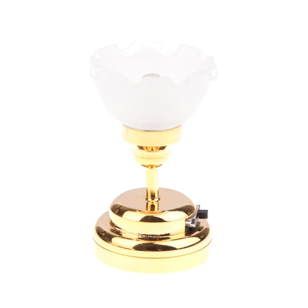1:12 Dukkehus Miniatyr LED-lys Taklampe Lysekroneleke