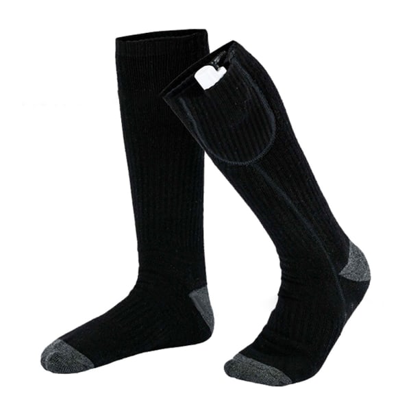 Oppvarmede sokker Gray