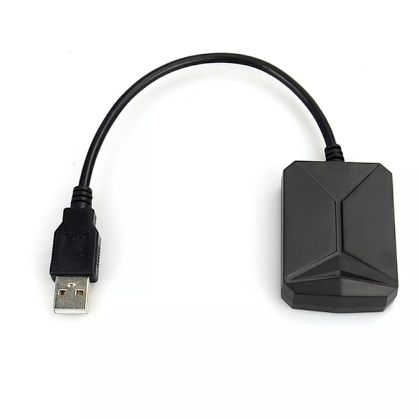 TPMS Bildæktryksystem Overvågning Trådløs USB-alarm Black one size