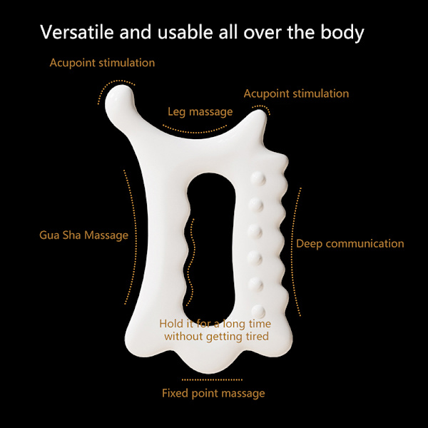 Gua Sha Board Ansigtsmassage Harpiksskrabeværktøj