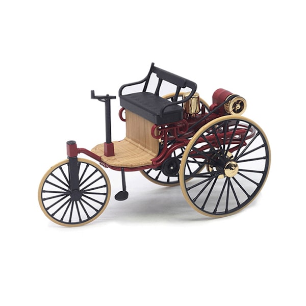 1kpl 1:12 1886 Vintage klassinen auto nro 1 metalliseosautomallilelu Red