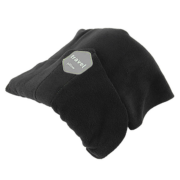 Pehmeä Travel Neck Pillow Kannettavat mukavat nukkumistyynyt Black
