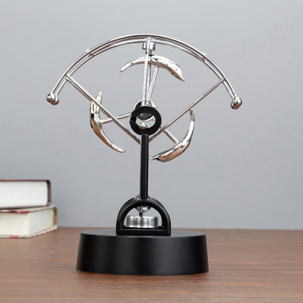 Perpetual Motion Newton Pendel Baller Swing Ornament B