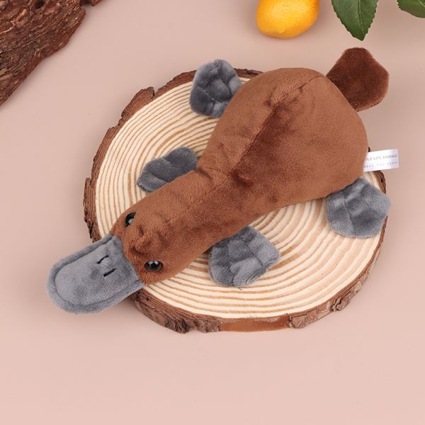 Platypus Plys Legetøj Blød Kort Plys Dukke og Fyldedukke Brown