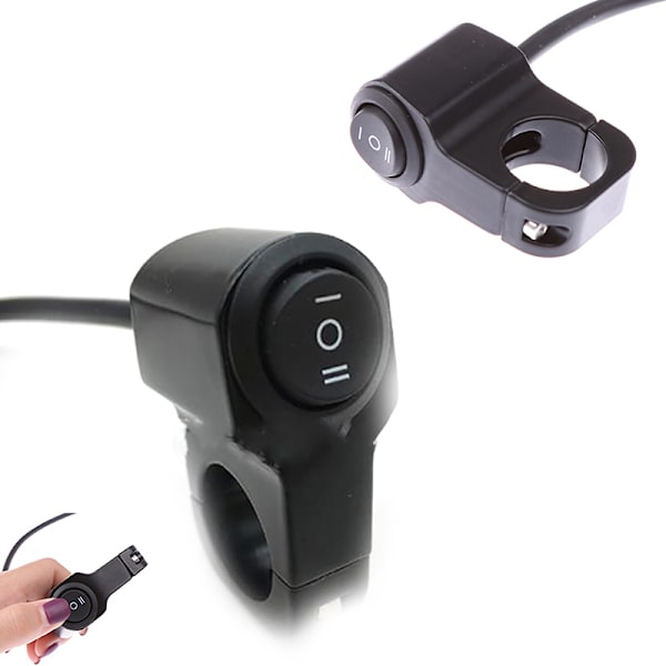 Motorcykelstyre On Off Switch 12V Vattentät