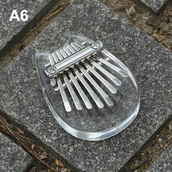 8 Key Kalimba Thumb Piano Gift For Kids Begynnermusikk A6