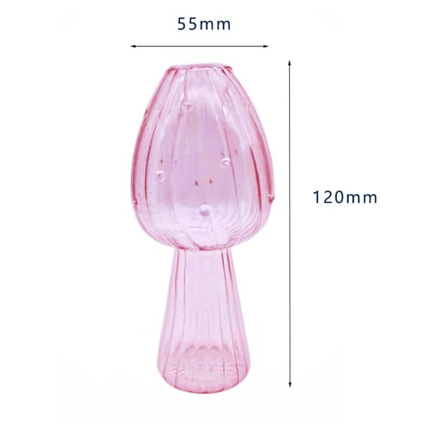 Soppglassvase Aromaterapiflaske Hydroponisk blomsterbord D