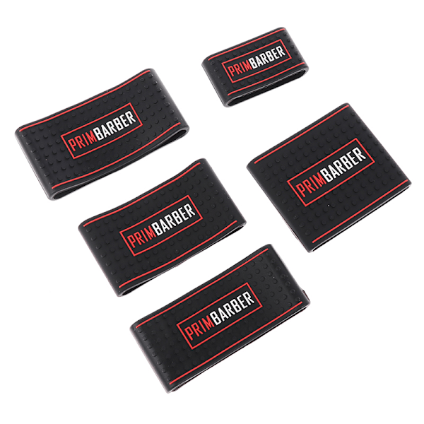 5 st Non Slip Barber Hair Clipper Bands Grip Ärmar Hår Trim