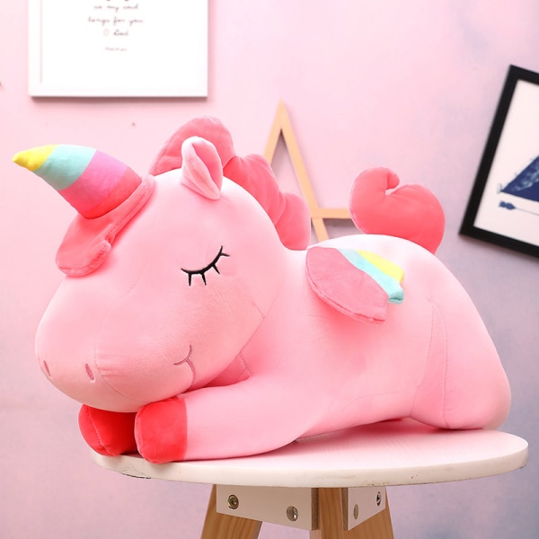 Kawaii Unicorn Plys Legetøj Bløde Enhjørning Bløde Dukker Pink