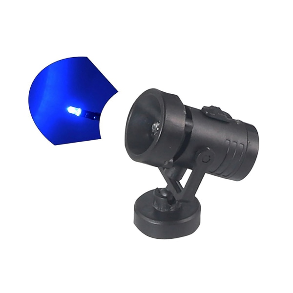 Farverig model Spotlight Garage Display Stage Projektionslampe Blue
