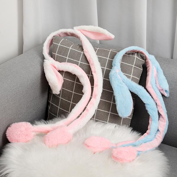 Bunny Ears Plysjleketøy hårbøyle hodeplagg Gray
