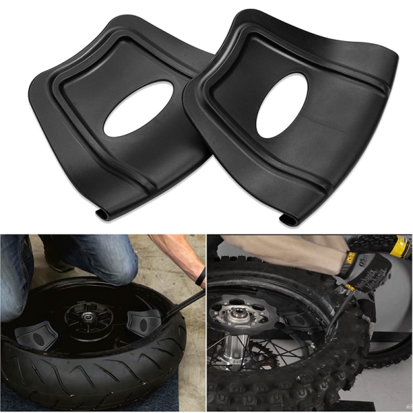 ATV Quad -moottoripyörän renkaiden renkaiden asennus vanteensuojaimille Black