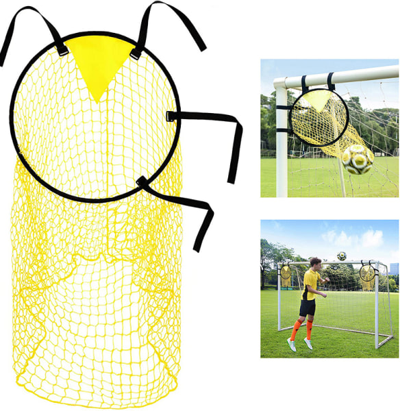 Fotballtrening Skyting Nettutstyr Trening Målnett Yellow