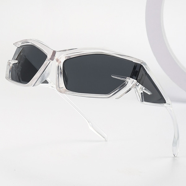 Y2K Solbriller Cat Uregelmæssige briller Sølv A9 ec67 | A9 Fyndiq