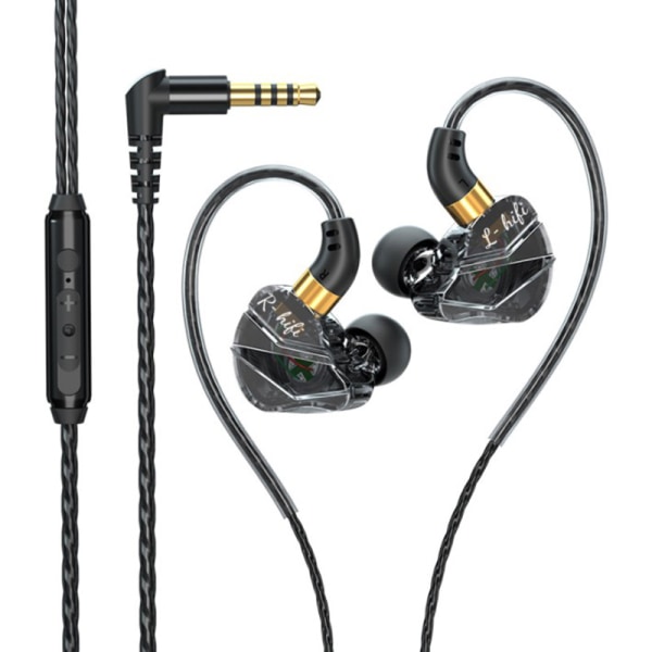 3,5 mm kablede hodetelefoner HIFI Bass-hodetelefoner i øret black 95bb |  black | Fyndiq