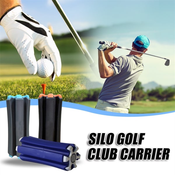 Golfklubholder med fast støtte med fast klipsstativ Blue