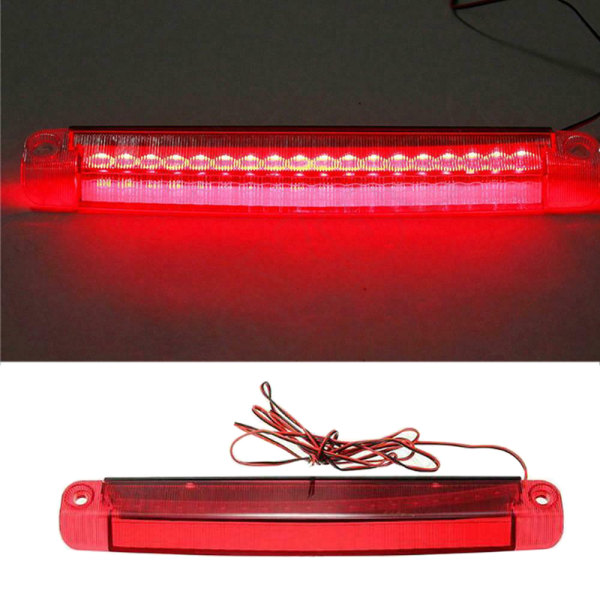 Rødt 18 LED bremsestopplys for biler Vanntett ryggelys Red