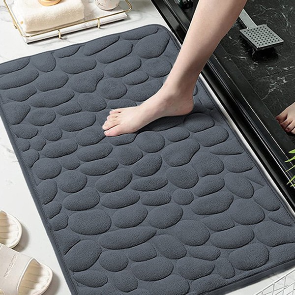 Etusivu Mukulakivi kohokuvioitu ovimatto ovimatto Light gray
