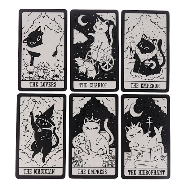 Kitten Tarot Prophecy Divination Oracle Deck Family Party Board
