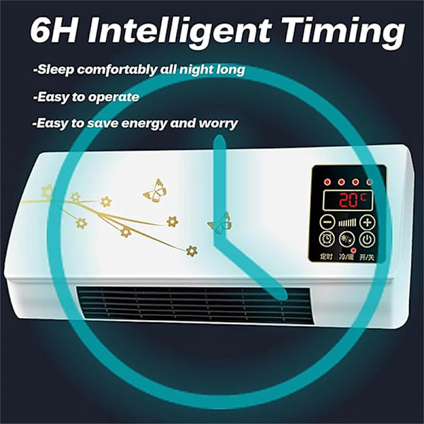 Bærbar Aircondition Køling & Varme Mini Rum Aircondition EU1