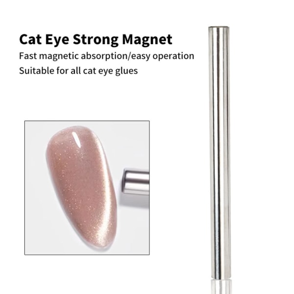 UV Gel Magnet Board Magnetisk Nail Art Stick Stærk Plade