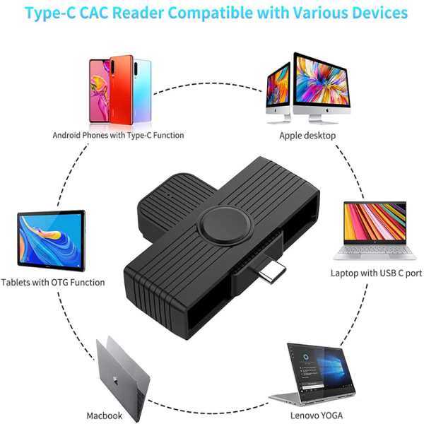 USB Typ c Smart Card Reader Memory SIM Connector Adapter Type-C