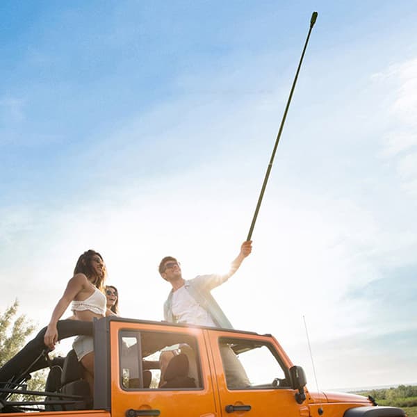 3M Kolfiber Osynlig Förlängd Edition Selfie Stick För Ins one size