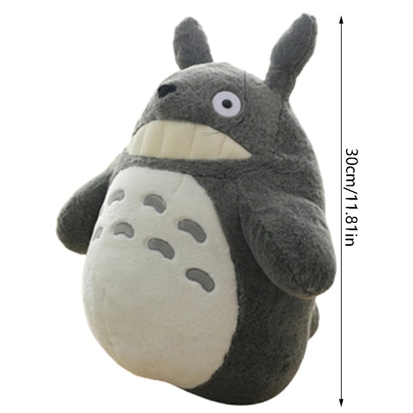 30 CM Totoro plyschleksaker stoppade mjuka djur Totoro kudde B