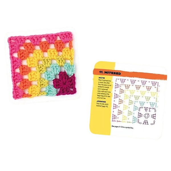 50 st/ask Mix Match Design Mormors Rutor Garnkort Stickning 50pcs/box