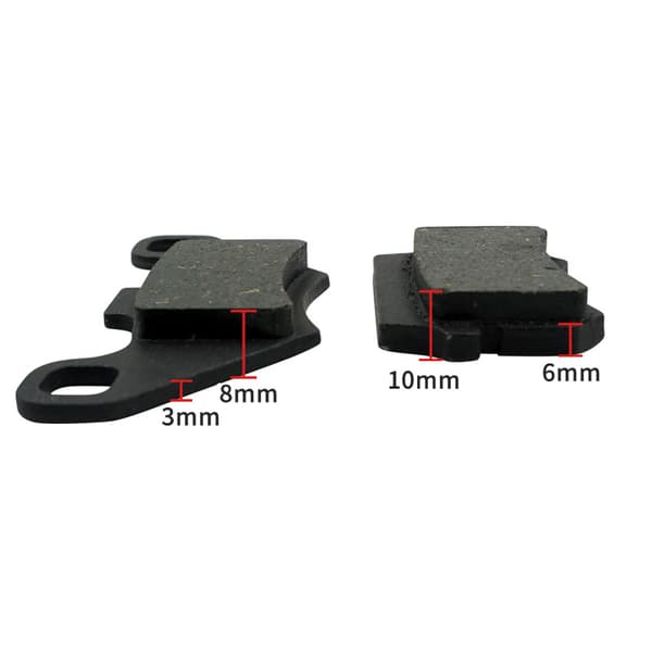 Motorcykel ATV Scooter Bromsbelägg Bromstillbehör Pit Dirt Bi black