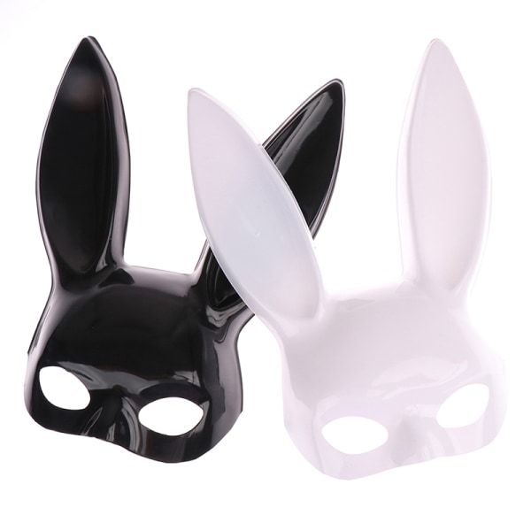 1Pc PVC Mask Dame Maskerade Fancy Party Mask Black