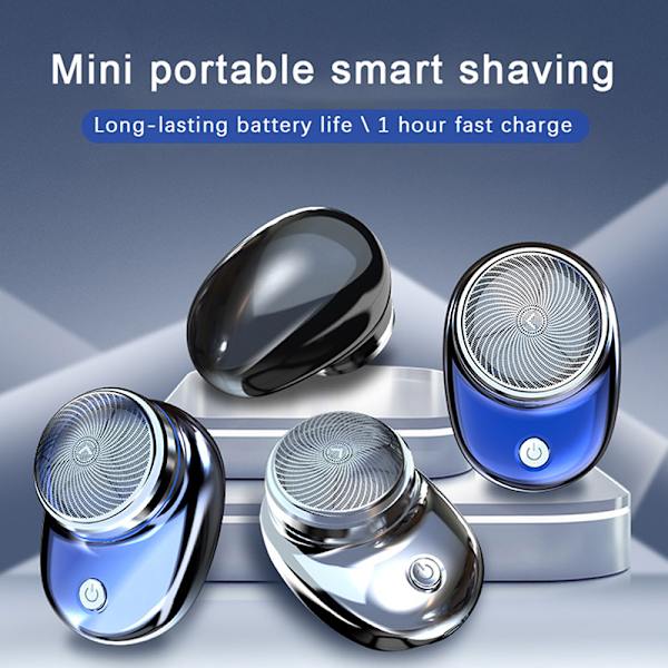 Sähköinen parranajokone Kannettava Razor Travel Attire USB ladattava Silver