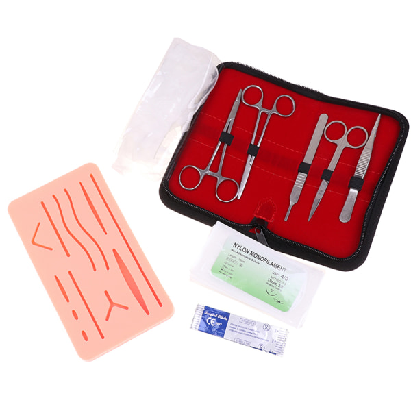 Utbildning kirurgiska instrument verktygssats kirurgiska sutursatser set