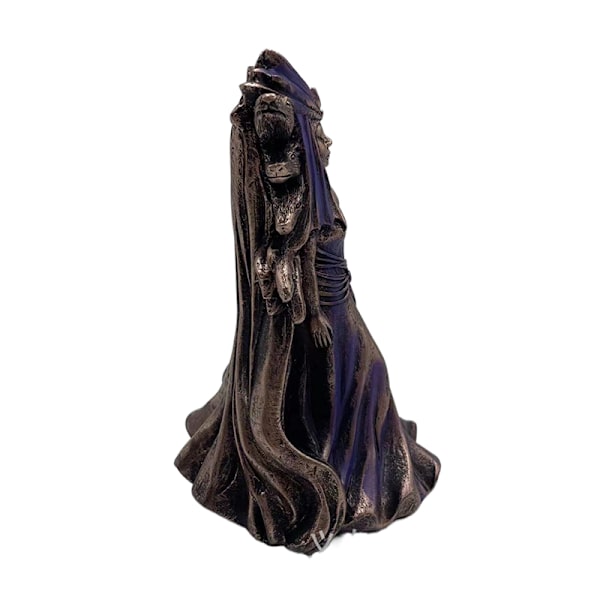 Hecate, gresk gudinne for magi, med sine hunder, statuefigur 1PCS