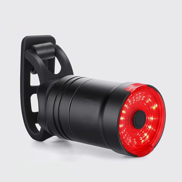 Cykel Smart Taillight IPx6 Vandtæt LED-opladning black LD43 straps