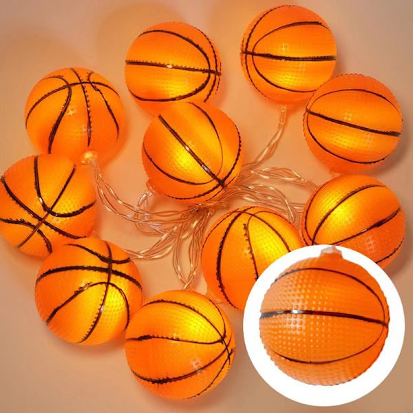 Basketball Decor String Lights