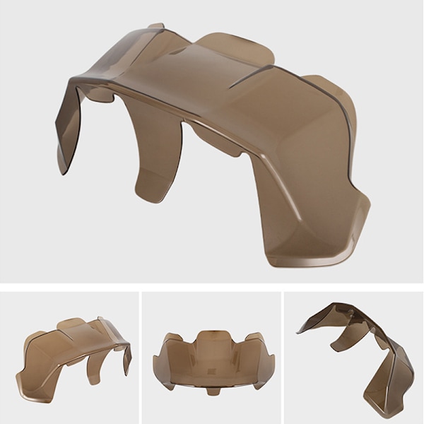1 Stykke Motorcykel Bageste Trim Hjelm Spoiler Til RX7X RX-7X VZ-R Transparent