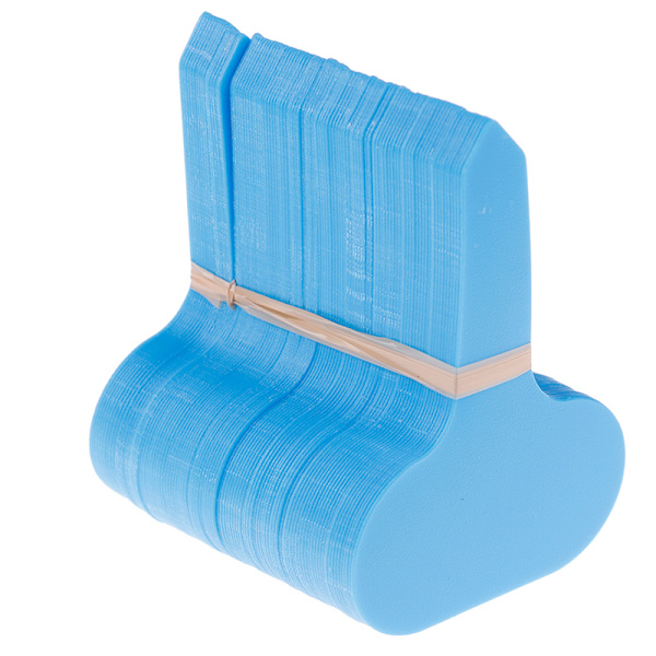 100kpl 5*7cm muoviset t-tyyppiset tarramerkit lastentarhan nurmikko la Blue