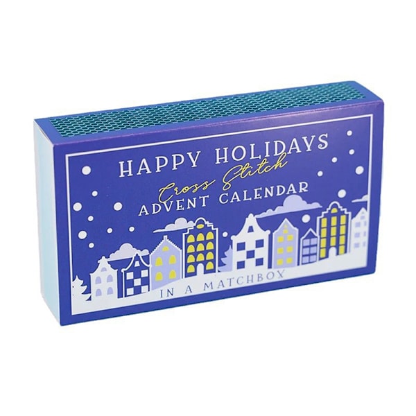 Jul-Korsstygn Adventskalender Blue