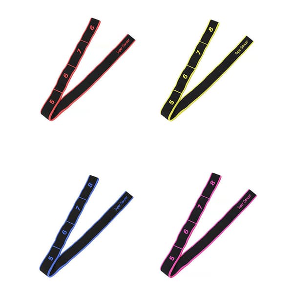 Multifunktionelle Yoga Pilates modstandsbånd pink
