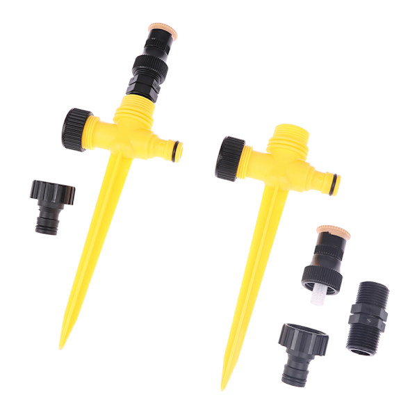 1 stk 360° automatisk kunstvanding haveplæne justerbar sprinkler 26.5*10.5*2.5