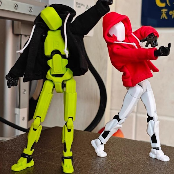 Hoodie Magnetisk Actionfigur Sæt Actionfigur Med Hoodie A9